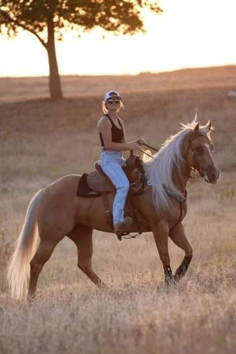 Western Horse Pictures Cowgirl, Horse Back Riding Outfits Casual Western, Cowgirl Pictures With Horse, 4h Photography Ideas, Summer Horse Riding Outfit, Western Riding Outfit, Western Riding Aesthetic, Horse Riding Photoshoot, Western Horse Photography