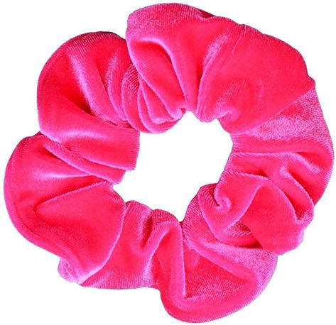 Scrunchies Black, Pink Scrunchie, Scrunchie Ponytail, Stranger Things Halloween, Hot Pink Hair, Floral Scrunchie, Neon Hair, Teal Velvet, Velvet Scrunchie