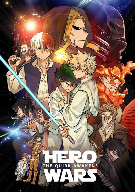 title references Disney era, but the pic itself references classic era | My Hero Academia | Know Your Meme Star Wars Au, Photo Manga, Disney Eras, Dibujos Anime Chibi, Disney Au, Buko No Hero Academia, My Hero Academia Memes, Boku No Hero Academia Funny, Star Wars Poster