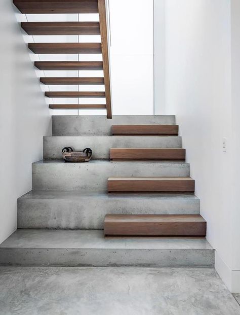 20 stunning staircases to inspire | Homes To Love درج السلم, Australian House, Stairs Design Interior, Escalier Design, Stairs Ideas, Concrete Stairs, Stairway Design, Stairs Design Modern, Stairs Architecture