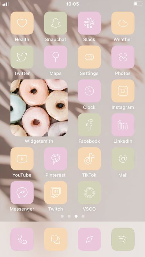 Widgets Layout, Aesthetic Wallpaper Widget, App Icon Pastel, Iphone Aesthetic Wallpaper, Ipad Icons, Wallpaper Widget, Pastel Beige, Icon Theme, Iphone Homescreen