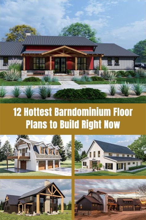 Barndominium Ideas 4 Bedroom Modern, Barndominium Built Into Hill, Barndomiums Floor Plans, Barndominium Kits Metal Houses, 2000sqft Barndominium Floor Plans, Barndominium That Looks Like House, Barndominium With A Basement, Shouse House Plans, Bardo Floor Plans