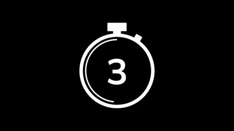 5 second countdown timer animation from 5 to 0 seconds. Modern white and black stopwatch countdown timer on black background and white background. Pro Video Timer Animation, Countdown Timer, Free Stock Video, 5 Seconds, Galaxy Wallpaper, Black Background, Stock Footage, Black Backgrounds, Transparent Background