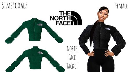 Sims 4 Cc North Face Jacket, Sims 4 North Face Cc, Sims 4 North Face, Sims 4 Jacket, Sims Dress, Doudoune The North Face, Sims 4 Male Clothes, North Face Hat, Sims Clothes