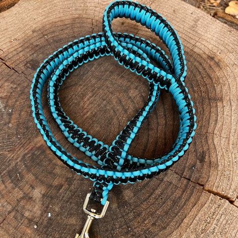 5' King Cobra Paracord Dog Leash with Handle Cobra Weave, Paracord Dog Leash, King Cobra, 550 Paracord, Dog Leash, Large Dogs, Paracord, Diy Bracelets, Hand Weaving