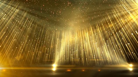 Golden Stage Awards Version Golden Awards, Golden Night, Live Backgrounds, Stage Background, Awards Night, Golden Background, Motion Backgrounds, Logo Art, Animation Background