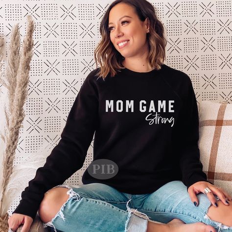 Trendy Womens Shirts, Birthday Sweater, Girl Mom Shirt, Games For Moms, Mom Of Boys Shirt, Slogan Sweatshirt, Girls Tumbler, Mama Style, Mama Svg