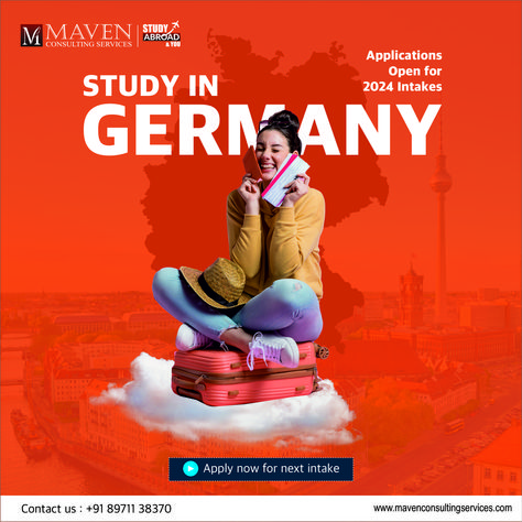 Unlock your future with a degree from Germany 🎓🇩🇪. 2024 applications are now open. Let's turn those study abroad dreams into reality! #StudyInGermany #YourFutureStartsHere ✈️🌍 Get in touch with us for expert counselling at +91 89711 38370 or visit www.mavenconsultingservices.com For more Information regarding Study Abroad. Study Abroad Germany, Dreams Into Reality, Now Open, Study Abroad, Germany, Turn Ons, Education, Quick Saves