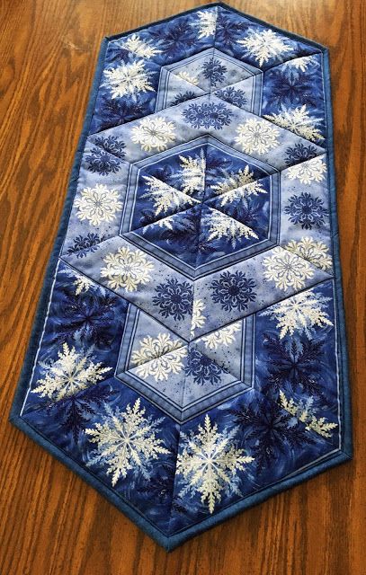 60 Degree Triangle Quilt Table Toppers, Border Print Table Runner, Triangle Frenzy Table Runner Patterns, Border Print Table Runner Pattern, 60 Degree Triangle Table Runners, Quilted Table Runner Borders, Table Topper Patterns Christmas, Border Print Quilts, 60 Degree Table Runner Border Print