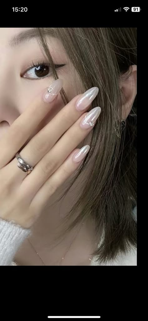 Jennie Kim Nails, Wonyoung Nails, Jennie Nails, Digital Wardrobe, Gel Overlay, Types Of Makeup, Work Nails, Face Aesthetic, Soft Nails