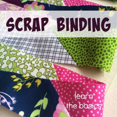 Learn how to transform leftover fabric scraps into useable quilting binding. Scrap binding is perfect for charity quilts, small projects and more. Pinboard Diy, Scrappy Binding, Quilting Binding, Binding Ideas, Charity Quilts, Scrap Fabric Projects, Scrap Quilt Patterns, Scrap Quilt, Costura Diy