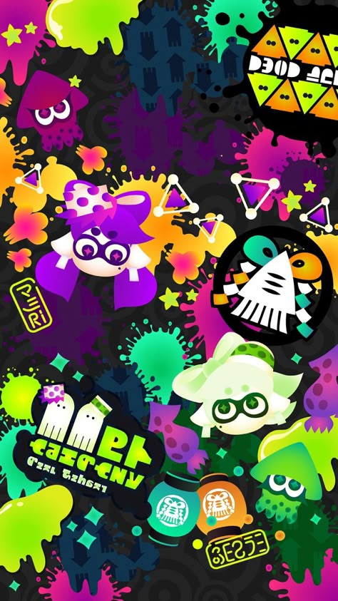 Splatoon wallpaper Splatoon Tumblr, Splatoon Wallpaper, Sister Wallpaper, Splatoon Squid, Nintendo Splatoon, Callie And Marie, Squid Sisters, Splatoon 2 Art, Splatoon Comics