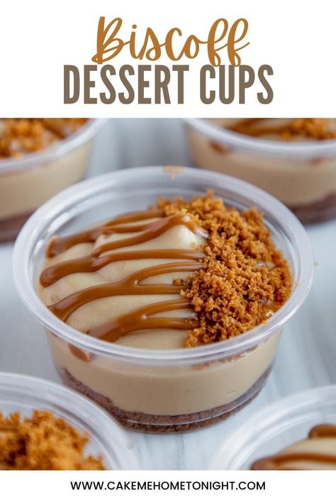 Biscoff Desserts Cups, Biscoff No Bake Dessert, Biscoff Dessert Cups, Biscoff Dessert, Biscoff Cookie Recipe, Cake Me Home Tonight, Dessert Shooters Recipes, No Bake Cheesecake Filling, Biscoff Recipes