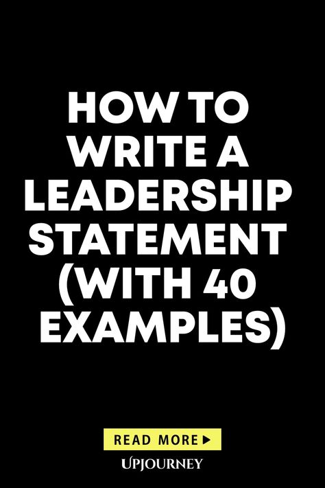 Explore 40 powerful examples to inspire your own leadership statement. Learn how to craft a compelling and impactful message that showcases your unique leadership style. Whether you're creating a personal brand or refining your company's mission, these tips will help you articulate your vision with confidence and clarity. Elevate your leadership presence today! Leadership Statement, Company Mission Statement Examples, Leadership Presence, Leadership Branding, Leadership Characteristics, Mission Statement Examples, Leadership Vision, Company Mission Statement, Work Etiquette