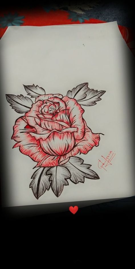 Pen shading easy drawing Pen Rose Drawing, Pen Shading Drawings, Pen Shading, Graffiti Rose, Drawing Shading, Rose Tattoos For Men, Rose Drawing, Chicano Art, Easy Drawing