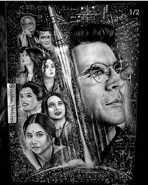 Mission Mangal sketch made by an Akkian Aditya L1 Mission Drawing, Akshay Kumar Photoshoot, Akshay Kumar Style, Comfort Movies, Akshay Kumar, Bangalore, Mona Lisa, Zodiac Signs, Sketch