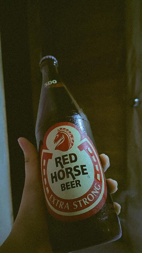 Redhorse Beer Bottle, Red Horse Beer, Cherry Cuddler, Shots Alcohol, Red Horse, Beach Selfie, Beer Day, Lightroom Tutorial Photo Editing, Lightroom Tutorial