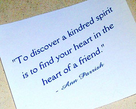 Popular items for kindred spirits on Etsy Kindred Spirits Quote, Friendship Articles, Kindred Soul, Find My Friends, Friendship Quote, House Quotes, L Quotes, Kindred Spirit, Spirit Quotes