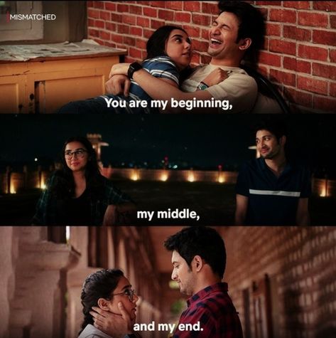 Mismatched Dialogues, When Dimple Met Rishi Aesthetic, Mismatched Season 2 Quotes, Kho Gaye Mismatched, Mismatched Quotes, Mismatched Aesthetic, Mismatched Wallpaper, Rohit Saraf, Cute Quotes For Him