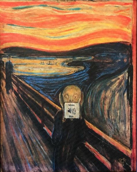 The Scream Parody, Modern Artwork Paintings, Munch Scream, Scream Parody, Wonderful Wallpapers, Le Cri, Expressionist Artists, The Scream, Cute Tumblr Wallpaper