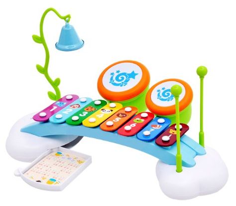 Rainbow Piano, Kids Xylophone, Ringing Bell, Toy Piano, Toy Instruments, Kids Musical Instruments, Ring Bell, Learning Numbers, Developmental Toys