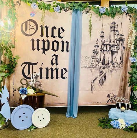 Once Upon A Dream Party, Disney Ball, Once Upon A Time Book, Book Backdrop, Once Upon A Dream, Cinderella Party, 2024 Ideas, Dream Party, Book Fair