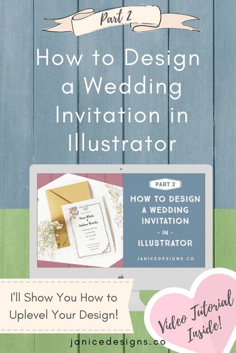 How to Design a Wedding Invitation in Illustrator - Part 2 ( How to Uplevel Your Design) | #JaniceDesigns #adobeillustrator #cuteillustration #cuteteddybears #designaweddinginvitationinillustrator #designtutorial #graphicdesign #invitation #weddingday #weddinginvitationcard #weddinginvite #valentinesday Procreate Wedding, Productive Printables, Scrapbook Calendar, Inspirational Printables, Adult Colouring Pages, Adobe Illustrator Tutorials, Printable Coloring Sheets, Adult Colouring, Book Stationery