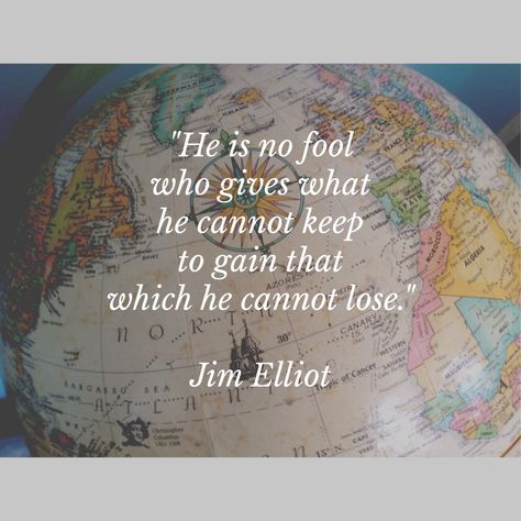 Jim Elliot quote Mission Quotes, Elisabeth Elliot Quotes, Missionary Quotes, Jim Elliot, Grace Quotes, God Is Amazing, Currently Reading, Peppermint Tea, Spiritual Wisdom