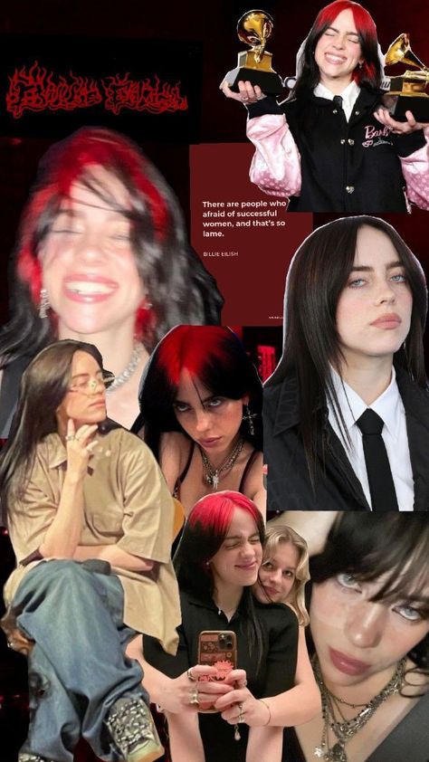 Billie Eilish Collage Wallpaper Laptop, Funny Billie Eilish Pics, Billie Eilish Collage, Billie Eyelash, Billie Eilish Outfits, John Charles, Baby Pink Aesthetic, Bossa Nova, Successful Women