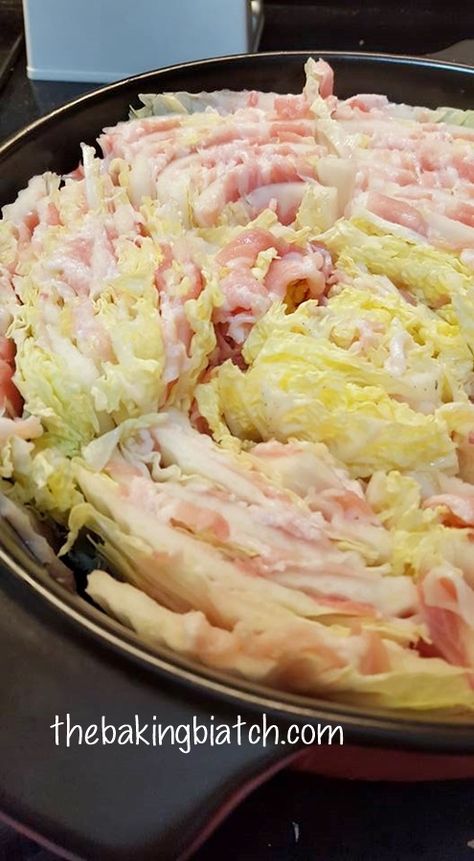 Nabe Recipe, Korean Cabbage, Cabbage Wraps, Cabbage Stew, Just One Cookbook, Steamed Cabbage, Pork And Cabbage, Braised Pork Belly, Cabbage And Bacon