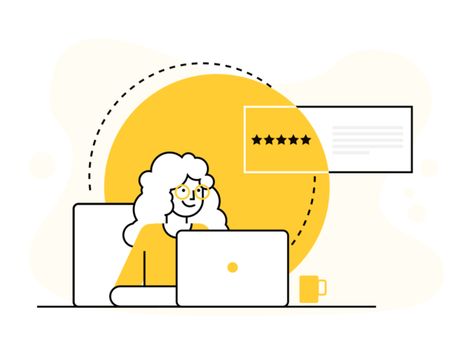 Review by pradeep Sonker on Dribbble Review Illustration, Review Design, Time Illustration, Spot Illustration, New Illustration, Motion Design Animation, 수채화 그림, Business Illustration, People Illustration