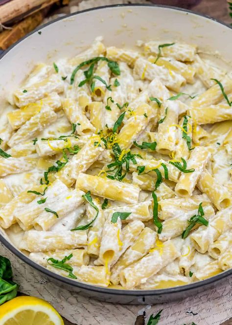 Easy Vegan Lemon Ricotta Pasta - Monkey and Me Kitchen Adventures Vegan Pastas, Lemon Ricotta Pasta, Lemon Pasta Recipes, Monkey And Me Kitchen Adventures, Monkey And Me, Oil Free Vegan Recipes, Plant Based Recipes Dinner, Vegan Ricotta, Pasta Easy