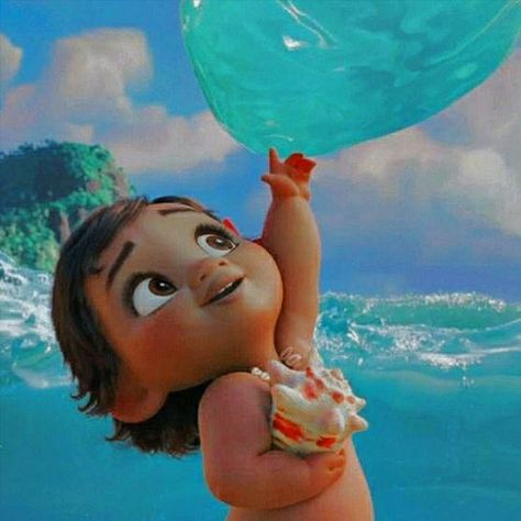 Moana As A Baby, Moana Astetic, Moana Pfps, Moana Pictures, Moana Aesthetic Disney, Moana Core, Tropical Pfp, Moana Pig Pua, Moana Pfp