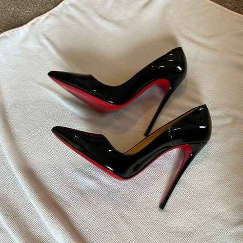 New And Never Been Worn Out Of The House. Used For Photoshoot. Christian Louboutin So Kate Patent Pointed-Toe Red Sole Pump Date Night Fashion, Night Fashion, Christian Louboutin So Kate, So Kate, Future Lifestyle, Shoes Collection, Red Sole, Shoe Closet, Dream Shoes