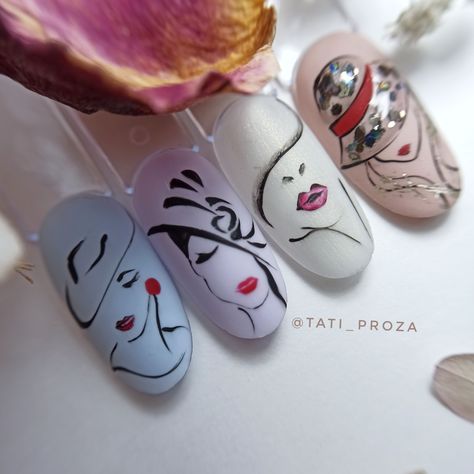 Comics Nail Art, Short Spring Nails 2023, Hand Drawn Nail Art, Nail Ideas Short, Comic Nail Art, Easter Nail Ideas, Spring Nails 2023, Quick Nail Art, Designs For Short Nails