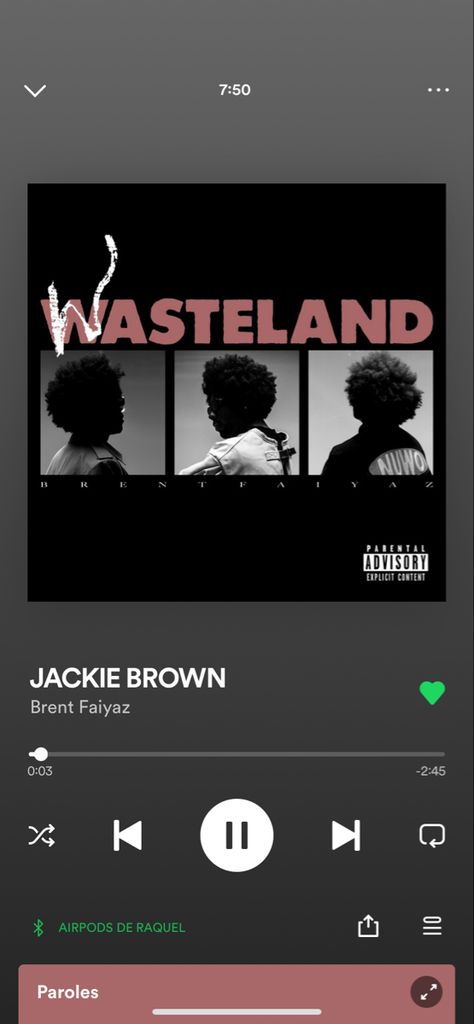 Brent Faiyaz Jackie Brown Brent Faiyaz, Brent Faiyaz Spotify, Brent Faiyaz, Jackie Brown, Parental Advisory Explicit Content, Music