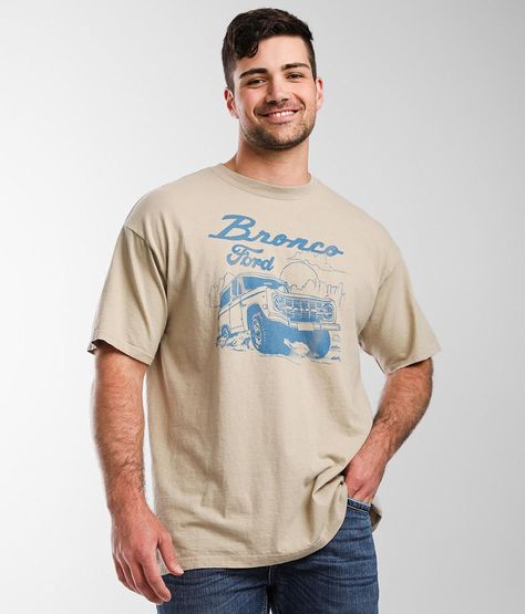 Junk Food Ford Bronco T-Shirt - Men's T-Shirts in Putty | Buckle Graphic Tee Outfit, T Shirt Model, Graphic Tee Outfits, Tshirt Men, Tee Outfit, Ford Bronco, Mens Graphic Tee, T Shirt For Men, Junk Food