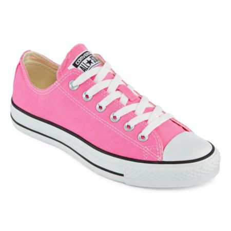 Buy Converse Chuck Taylor® All Star® Oxfords today at jcpenney.com. You deserve great deals and we've got them at jcp! How To Stretch Shoes, Sneakers Fashion Outfits, Sneakers Converse, Shoes Converse, Lace Sneakers, Star Shoes, Pink Sneakers, Workout Shoes, Star Sneakers