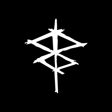 Manga Symbols, Creepypasta Symbol, Crazy Symbols, Symbol Tattoos, Power Symbol, Dope Tattoos, Crows, Fantasy Artwork, Black Backgrounds