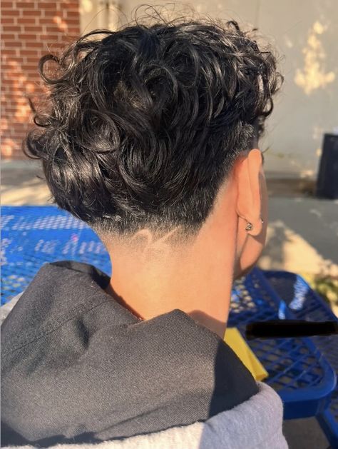 Initial Haircut Design, K Initial Haircut, Initial Haircut, Boyfriend Hair, Popular Beard Styles, A Line Hair, Fade Haircut Curly Hair, Male Haircuts Curly, Low Taper Fade Haircut