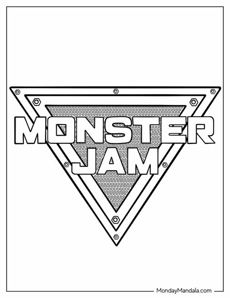 20 Monster Jam Coloring Pages (Free PDF Printables) Monster Jam Coloring Pages, Monster Jam Birthday Party, Monster Truck Jam, Monster Jam Birthday, Monster Jam Party, Monster Truck Theme, Monster Truck Coloring Pages, 5 Birthday, Monster Trucks Birthday Party