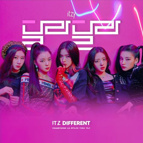 Itzy Dalla Dalla Album Cover, Dalla Dalla Album Cover, Itzy Dalla Dalla, Itzy Poster, Itzy Ot5, Kpop Album, Anything For You, Kpop Posters, Korean Idol