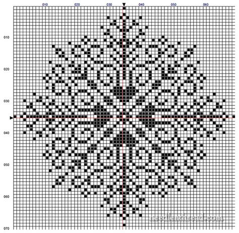 The Mother of All Snowflakes – Free Pattern - Mary Corbet - Large Snowflake Cross Stitch Pattern Snow Flake Cross Stitch Pattern, Biscornu Patterns Free, Cross Stitch Designs Free, Bauble Designs, Snowflake Cross Stitch Pattern, Corak Sulaman, Large Cross Stitch Patterns, Snowflake Cross Stitch, Snowflakes Pattern