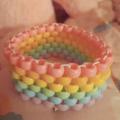 #ageregression #agere #ageregressionsfw #boyregressor #dontsexualizemyregression #boyregressorsfw #babycoresfw #toddlercoresfw #accessories #jewelry #bracelet #Kandi #beads #kandikid #pastel #Kandicuff #rainbow Pastel Kandi Bracelets, Kandi Choker Pattern, Kawaii Kandi Bracelets, Kandi Kid Aesthetic, Pastel Kandi, Kandi Choker, Kawaii Kandi, Rave Kandi Ideas, Scene Bracelets