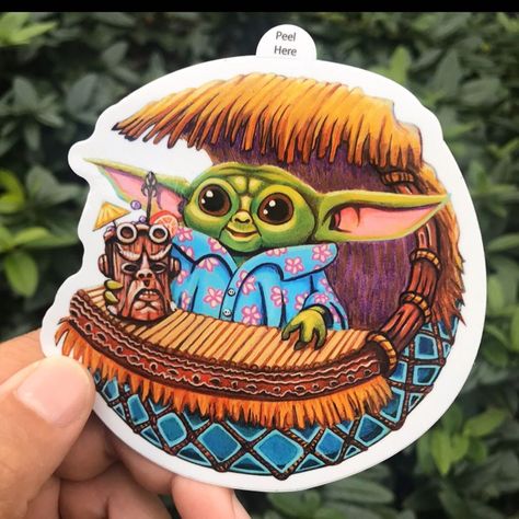 May The Fourth Be With You, Tiki Mug, Tiki Art, May The Fourth, My Star, Tiki Bar, Star Wars Art, Sticker Art, The Four