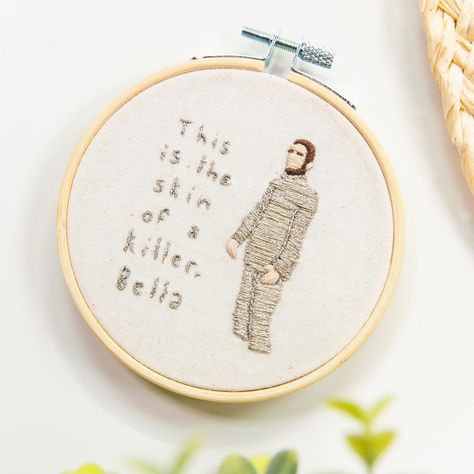 Step into the realm of eternal brooding and sparkling skin with our Edward Cullen-inspired embroidery pattern! Now up on Etsy✨ #jamiephotodiy #shopjamiephoto #edwardcullen #robertpattinson #twilight Twilight Embroidery, Edward Cullen, Diy Photo, Dry Clay, Embroidery Pattern, Embroidery Design, Embroidery Patterns, Embroidery Designs, Sparkle