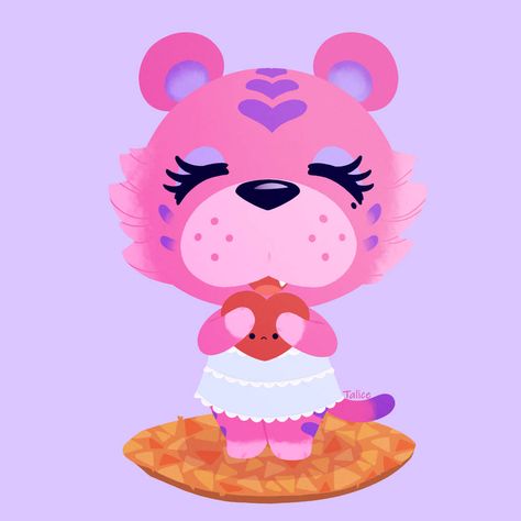 Animal Crossing Claudia, Animal Crossing Fan Art, Animal Crossing Characters, Animal Crossing Pocket Camp, A Tiger, You Want Me, Kawaii Art, Animal Crossing, Let Me Know