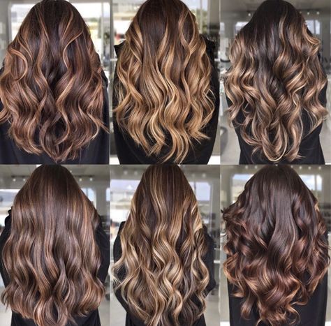 Balyage Long Hair, Bridesmade Hair, Golden Brown Hair Color, Puffy Hair, Aveda Hair, Fall Tones, Highlights Curly Hair, Brown Hair Looks, Brown Hair Inspo