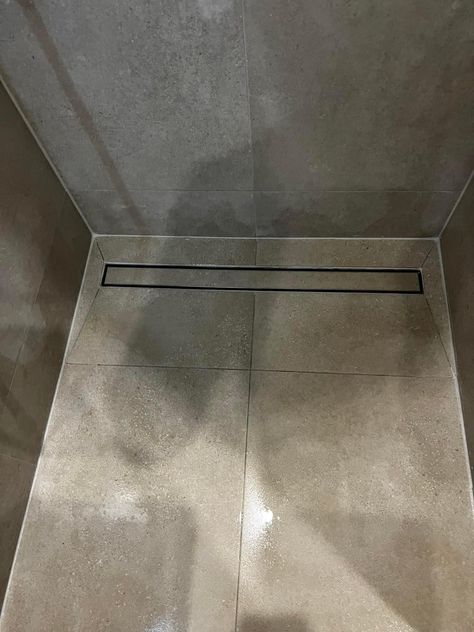 Shower Drain Ideas, Modern Bathroom Trends, Industrial House Exterior, Linear Shower Drain, Toilet Drain, Master Bath Renovation, Bathroom Design Styles, Drain Tile, Linear Drain