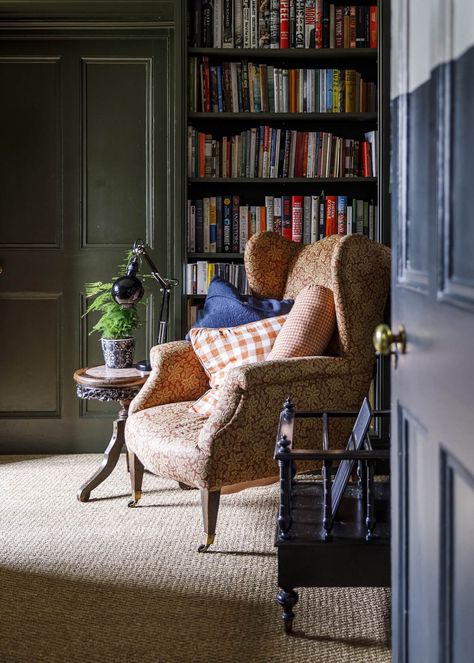 A Cozy Restored Country House in England 3 House In England, Shower Alcove, Double Bedding Sets, River Severn, Slipper Bath, English Interior, Green School, Painted Doors, Neutral Colour Palette